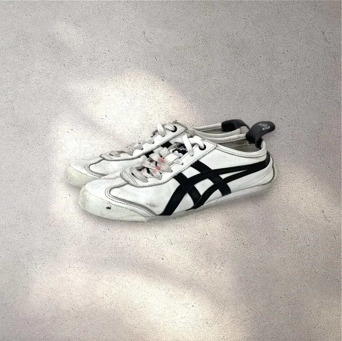 [225] 오니츠카타이거 멕시코66 흰검 스니커즈(No.451) 상품이미지1