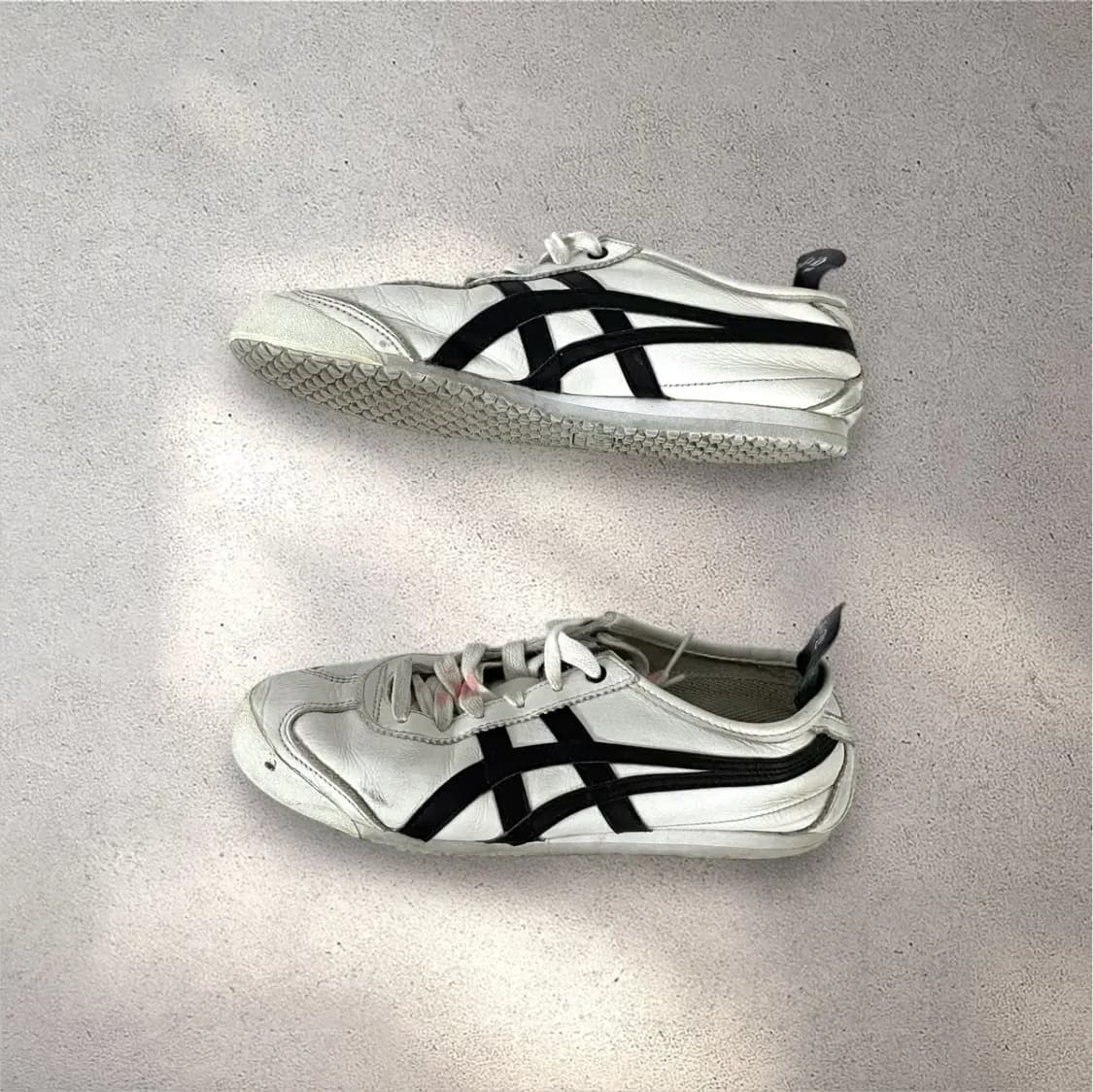 [225] 오니츠카타이거 멕시코66 흰검 스니커즈(No.451) 상품이미지7