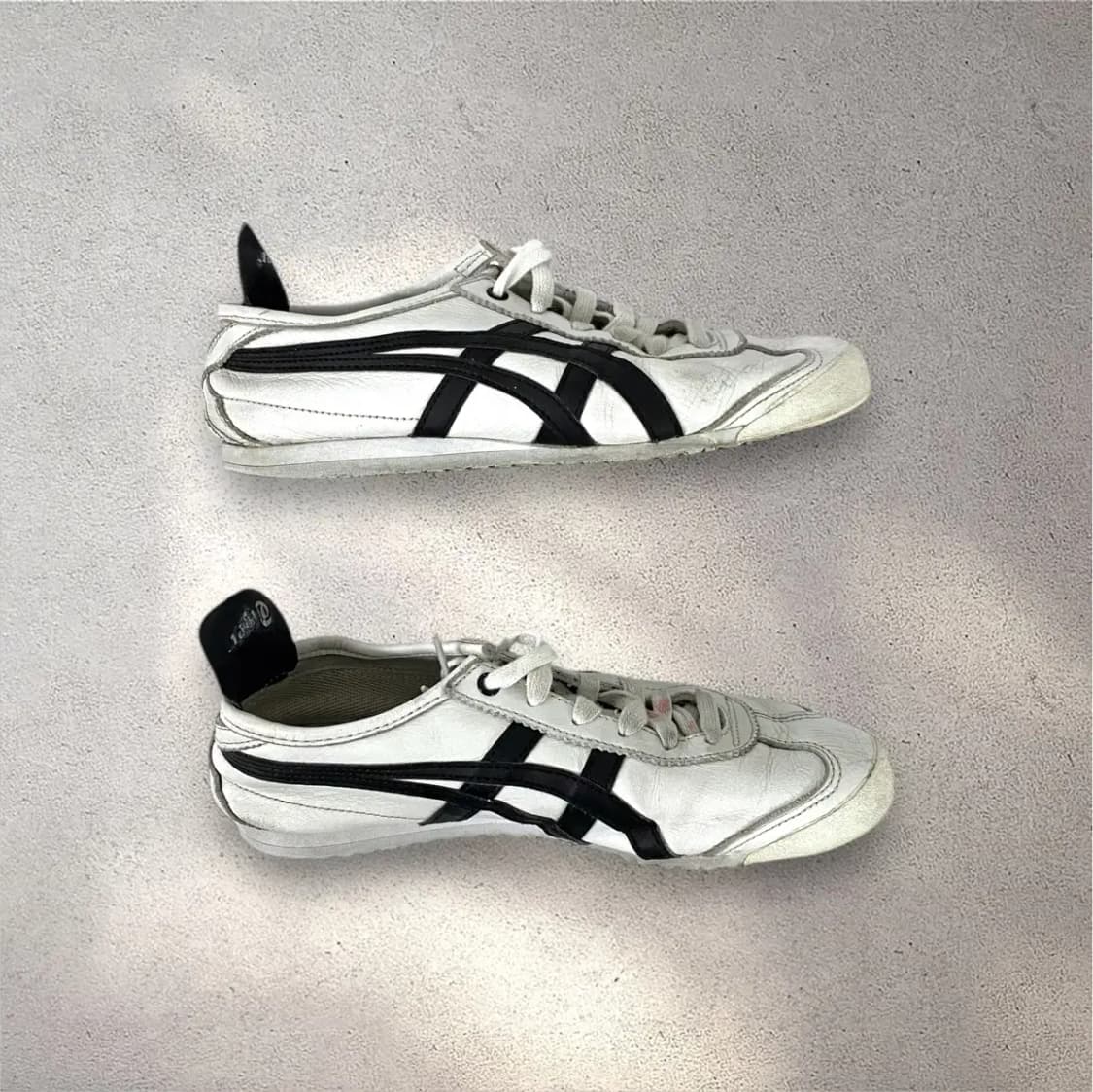 [225] 오니츠카타이거 멕시코66 흰검 스니커즈(No.451) 상품이미지8