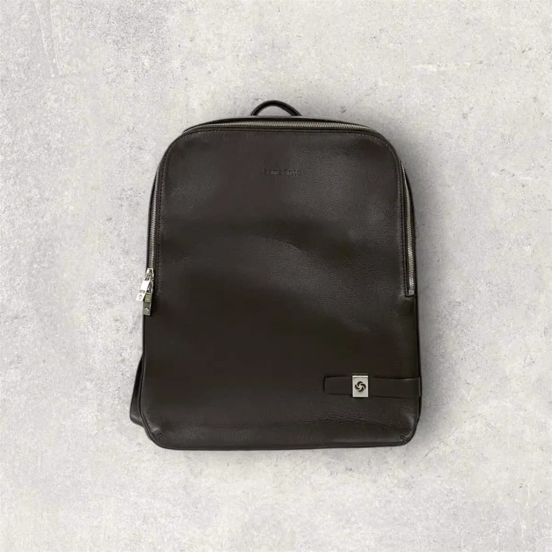 쌤소나이트 가죽 슬림 백팩 (B262) 상품이미지1