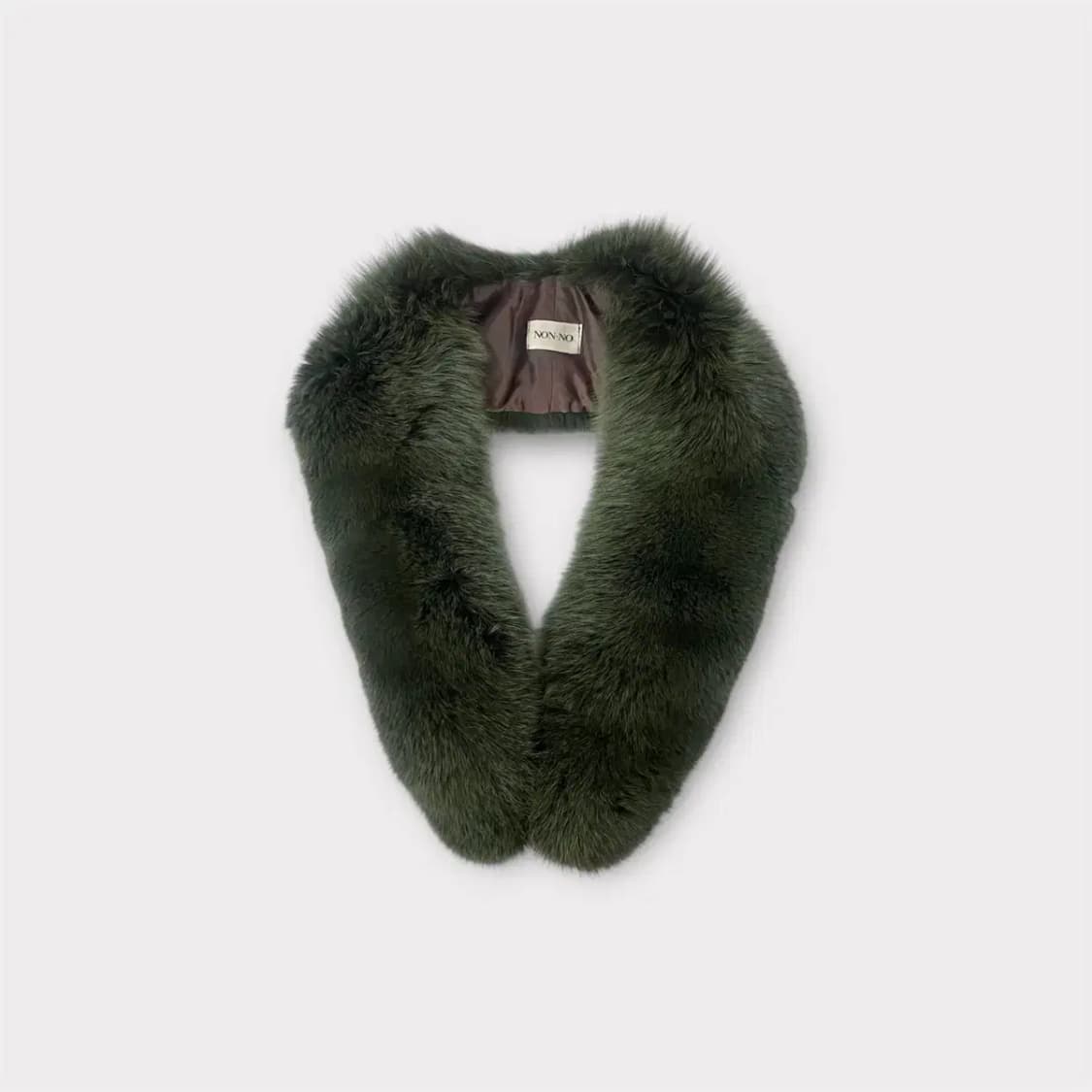 NON-NO 그린 퍼 케이프 머플러(M70) 상품이미지1