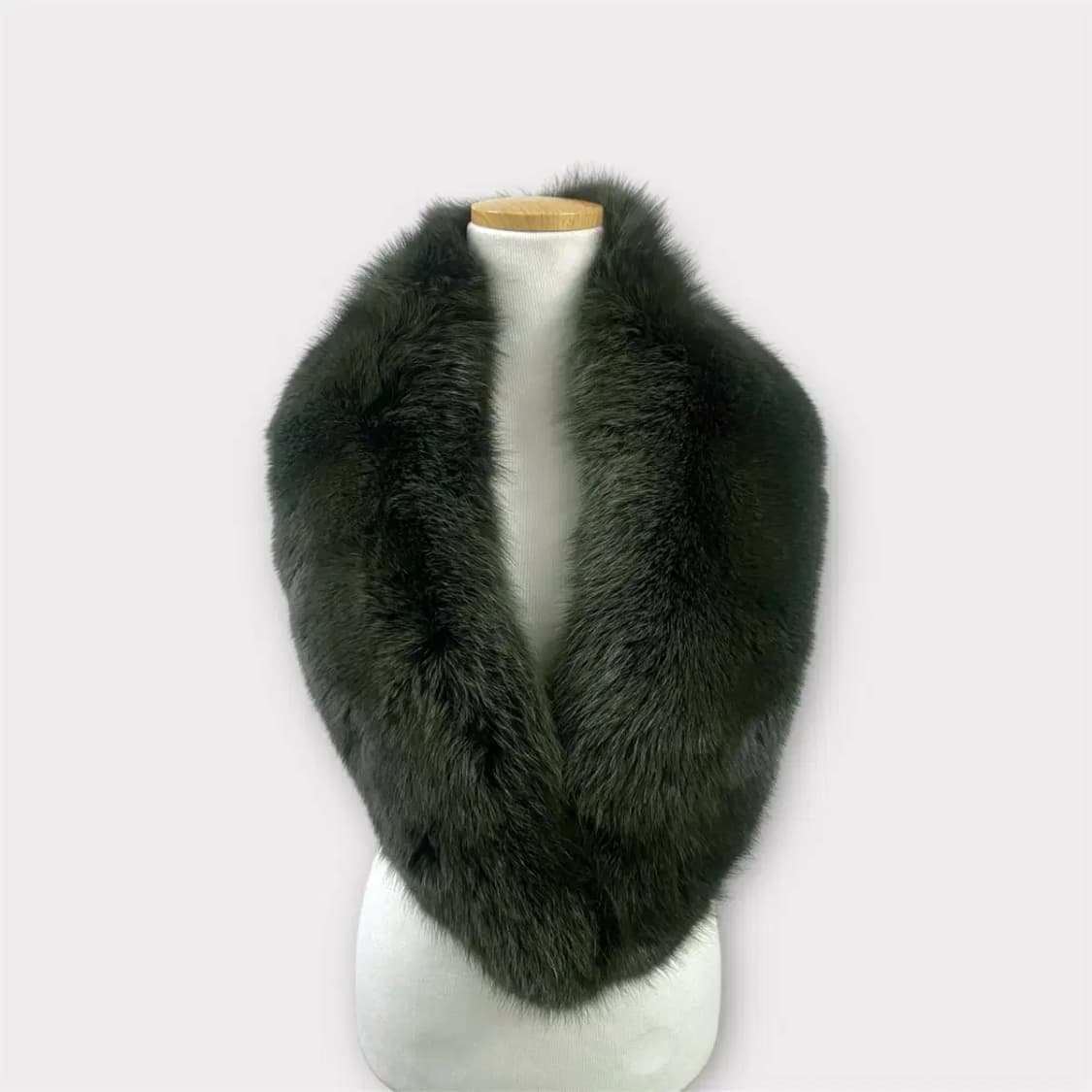 NON-NO 그린 퍼 케이프 머플러(M70) 상품이미지3