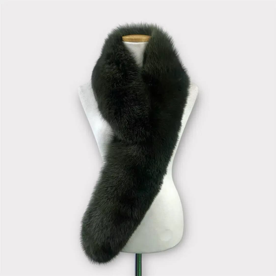 NON-NO 그린 퍼 케이프 머플러(M70) 상품이미지5