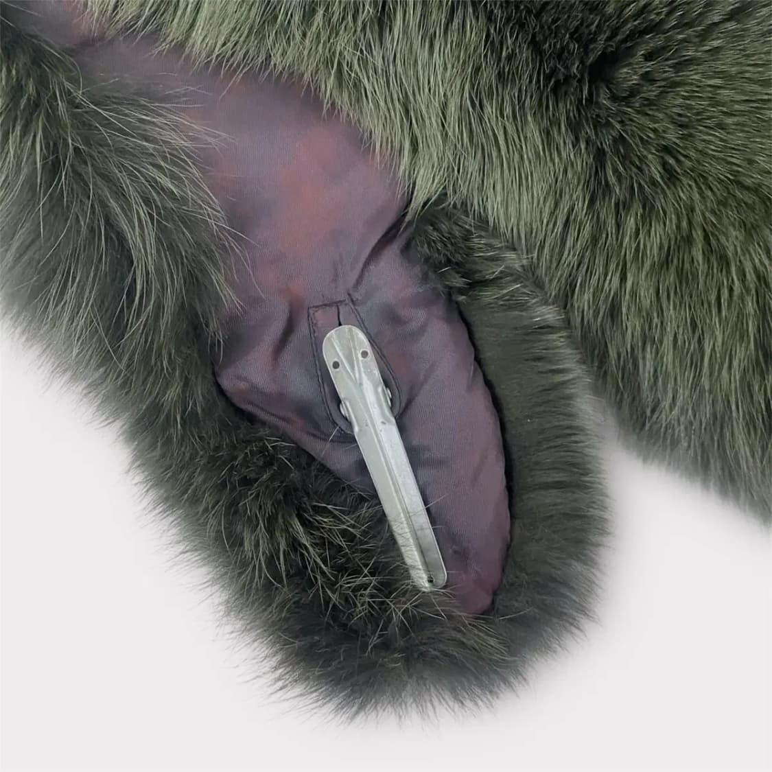 NON-NO 그린 퍼 케이프 머플러(M70) 상품이미지6