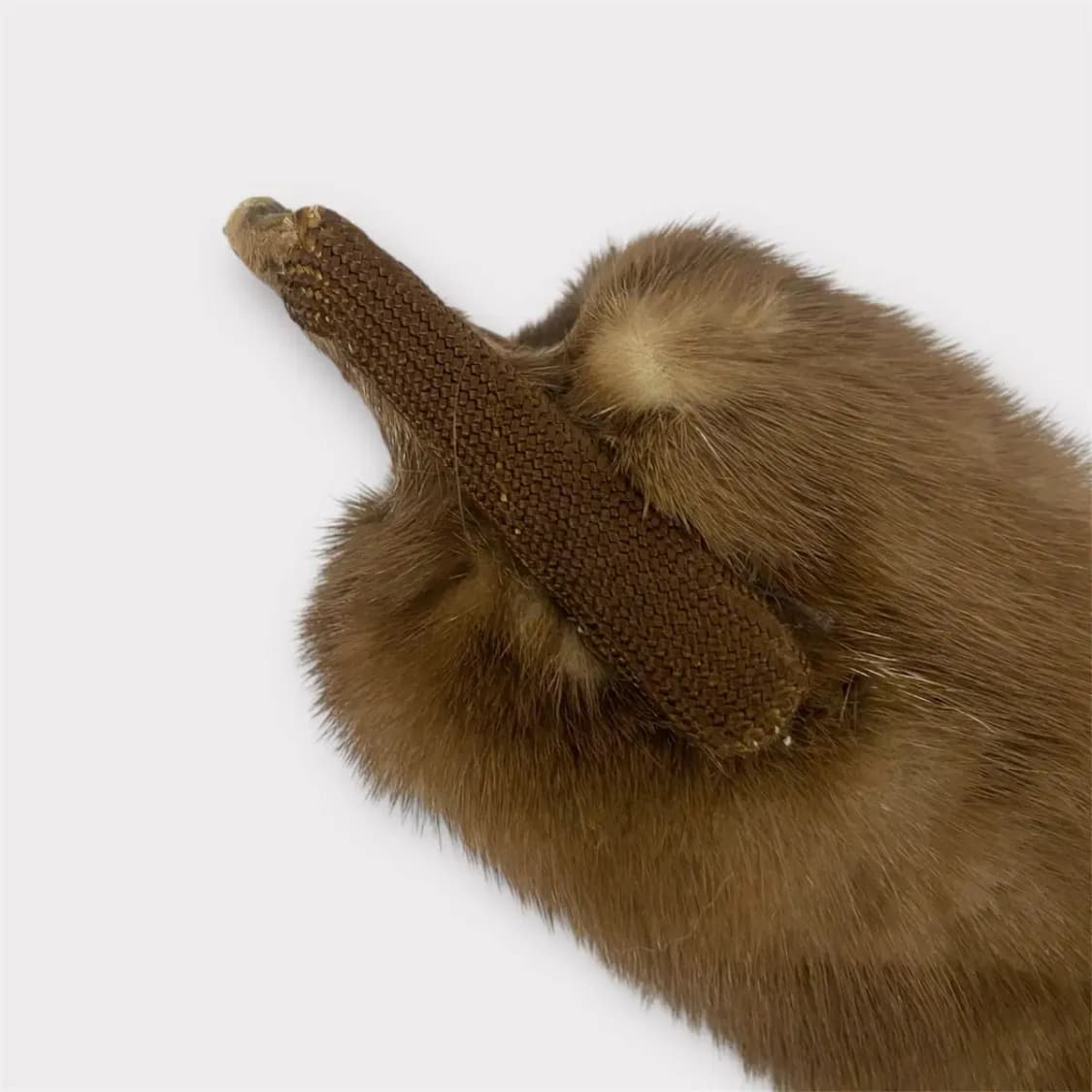 진도 통밍크 털 머플러 브라운(M71) 상품이미지5