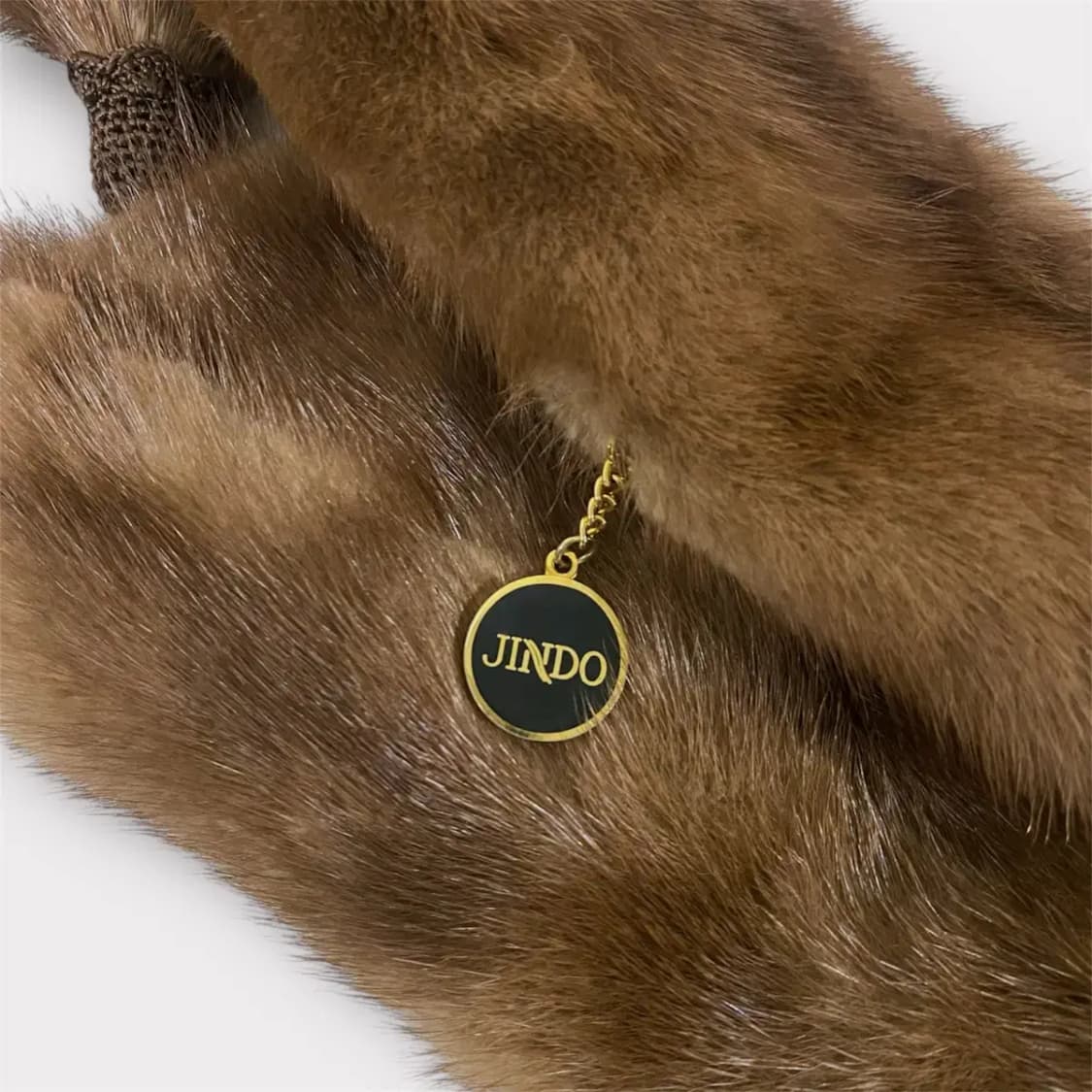 진도 통밍크 털 머플러 브라운(M71) 상품이미지6