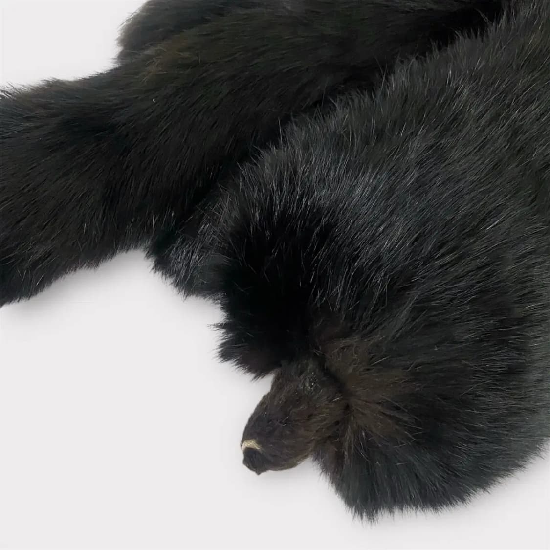 통밍크 퍼 머플러 블랙(M72) 상품이미지3