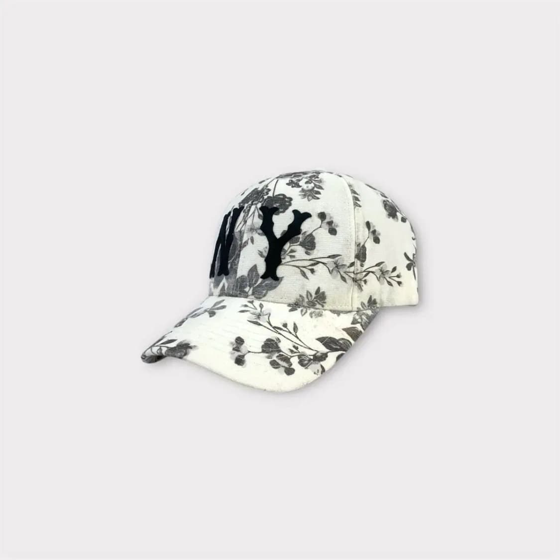 MLB 뉴욕양키즈 플라워 패턴 볼캡 (1563) 상품이미지2