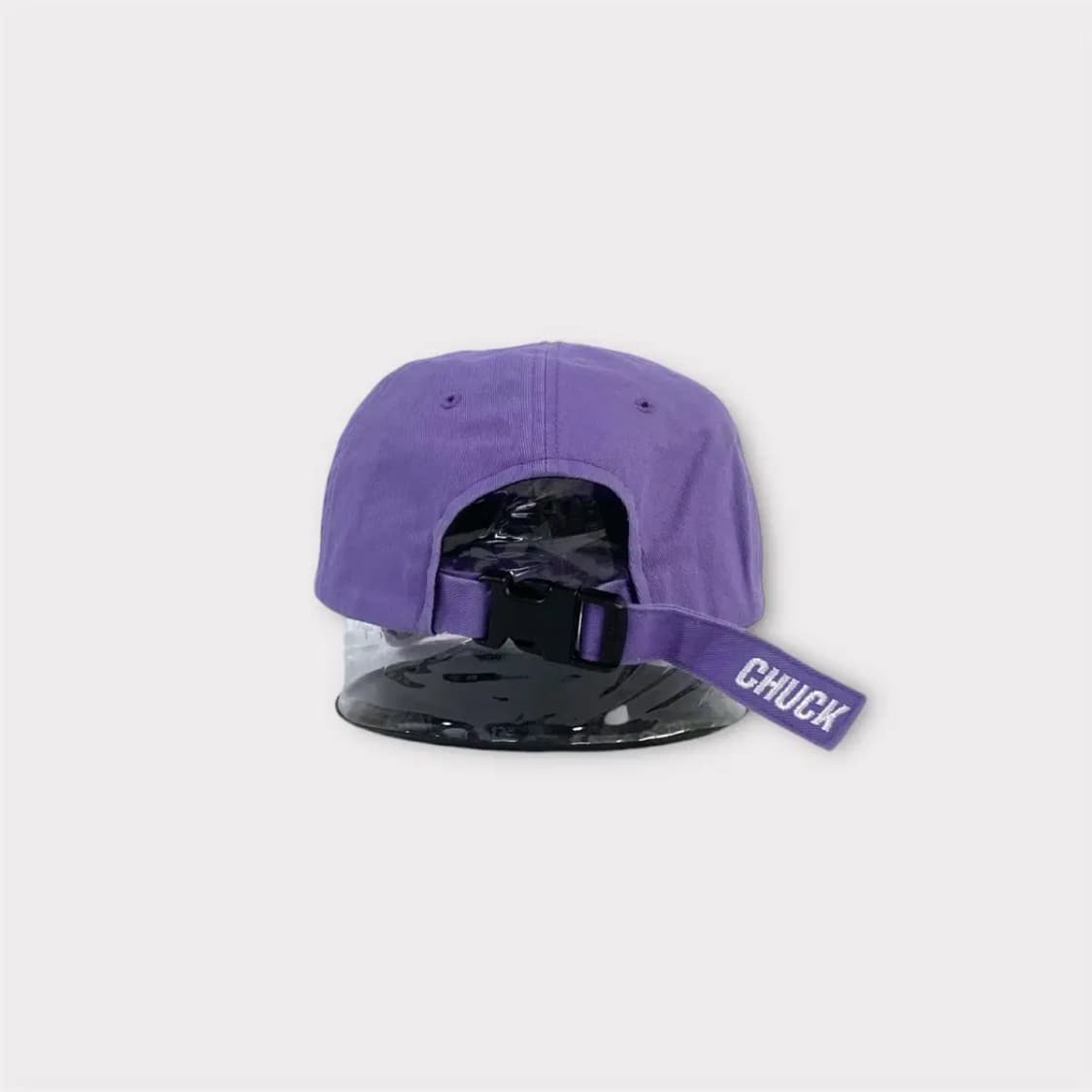 척(CHUCK) 라벨 코튼 볼캡 퍼플 (1573) 상품이미지4