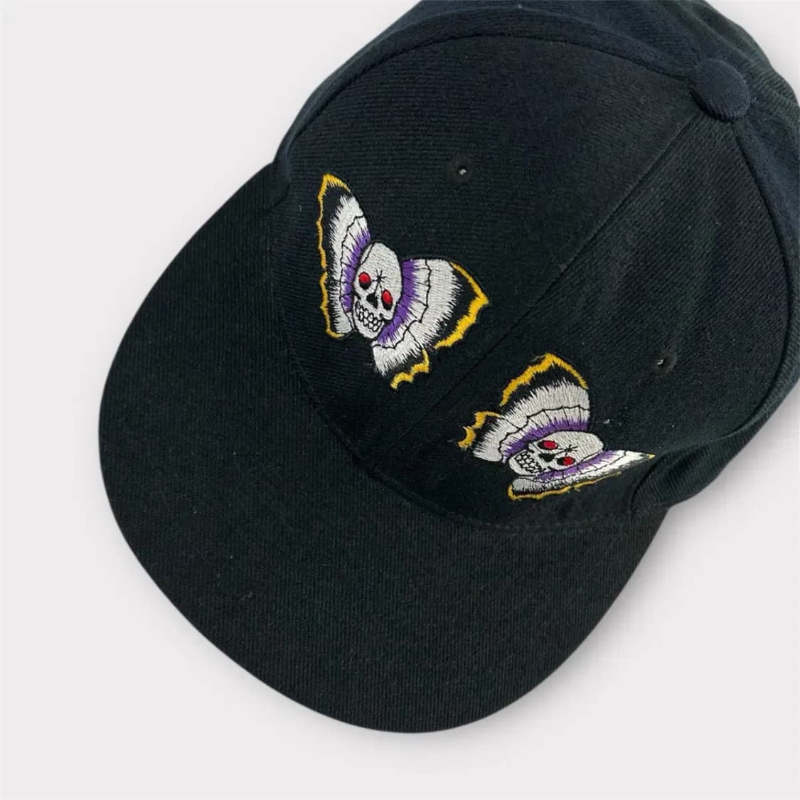 써지컬 스틸 해골 나비 자수 스냅백 (1578) 상품이미지8