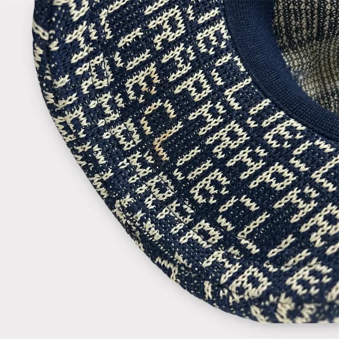 라파클럽 패턴 짜임 볼캡 네이비 (1583) 상품이미지9