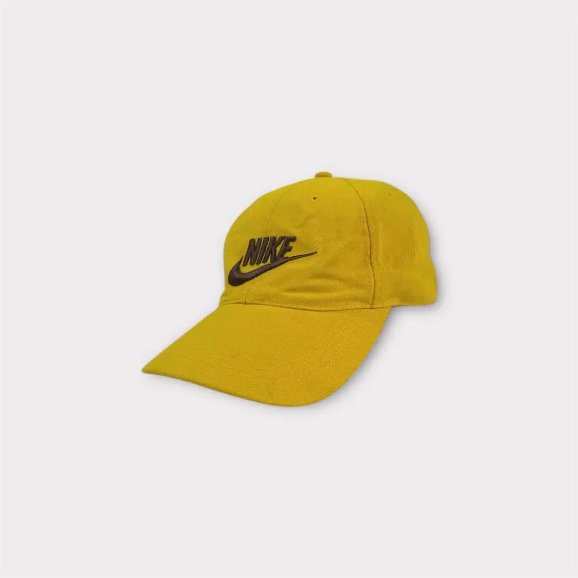 나이키 브라운 로고 옐로우 볼캡 (1585) 상품이미지2