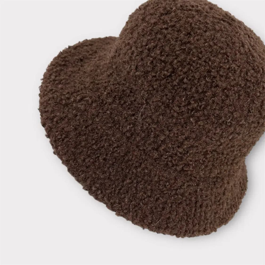 브라운 뽀글이 부클 버킷햇 (1592) 상품이미지4