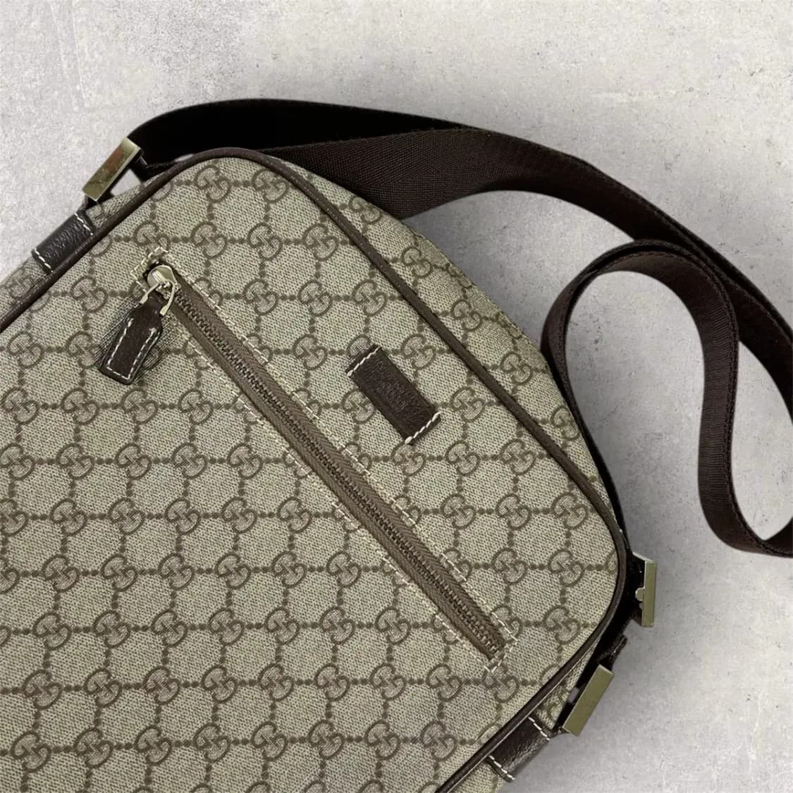 PVC 클래식 사각 메신저백 (B285) 상품이미지8