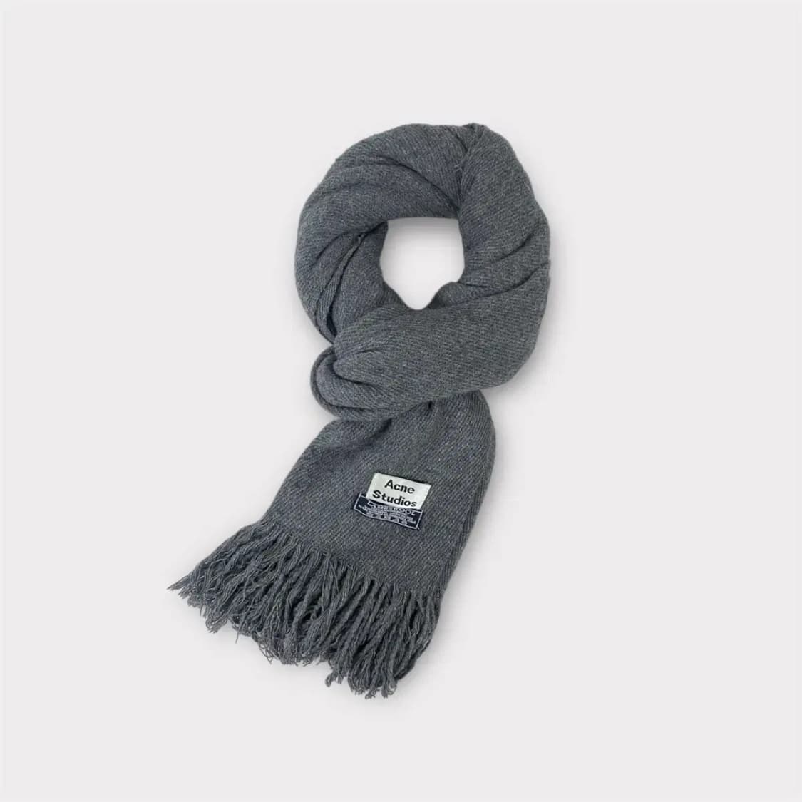 아크네 스튜디오 램스울 그레이 머플러 (M75) 상품이미지2