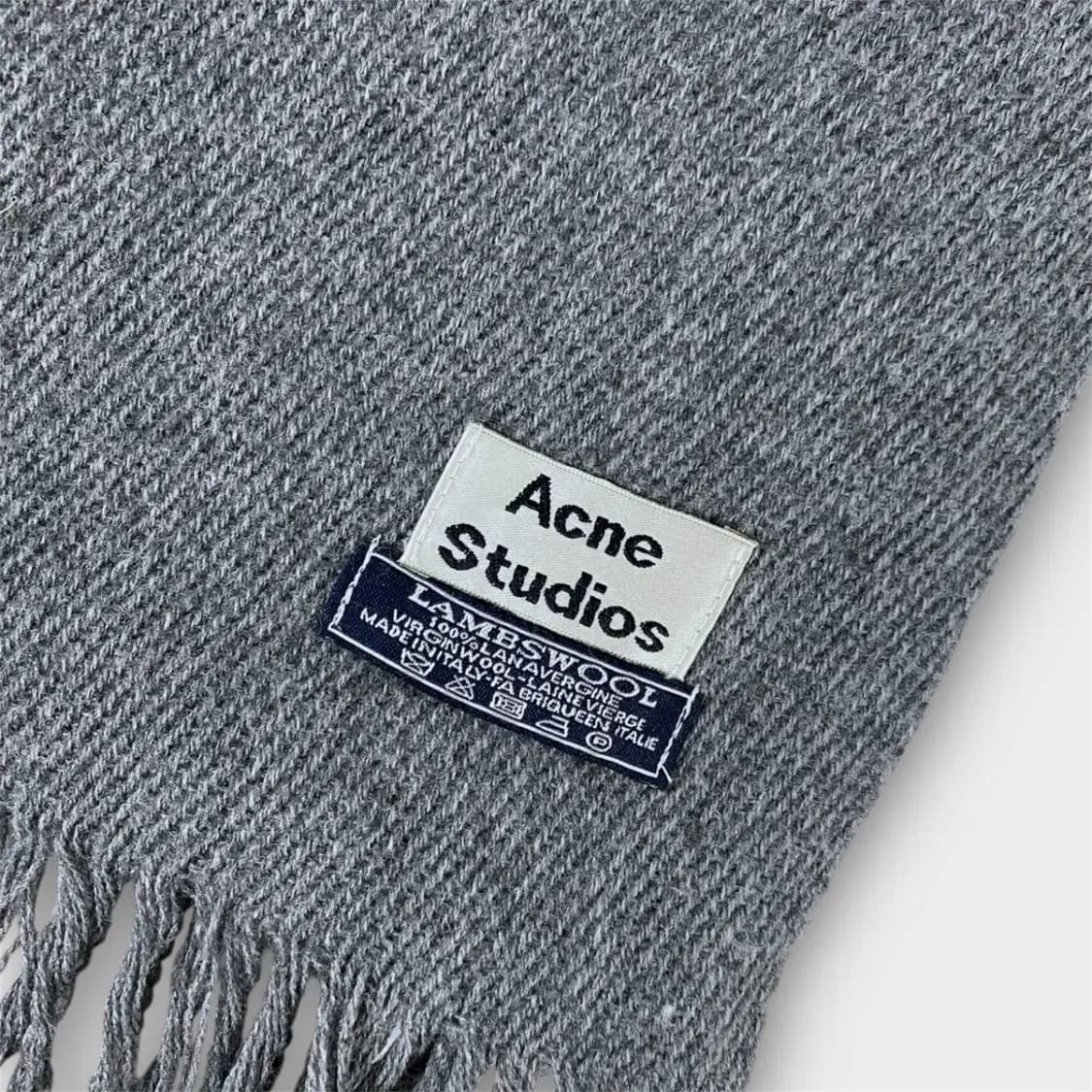 아크네 스튜디오 램스울 그레이 머플러 (M75) 상품이미지5