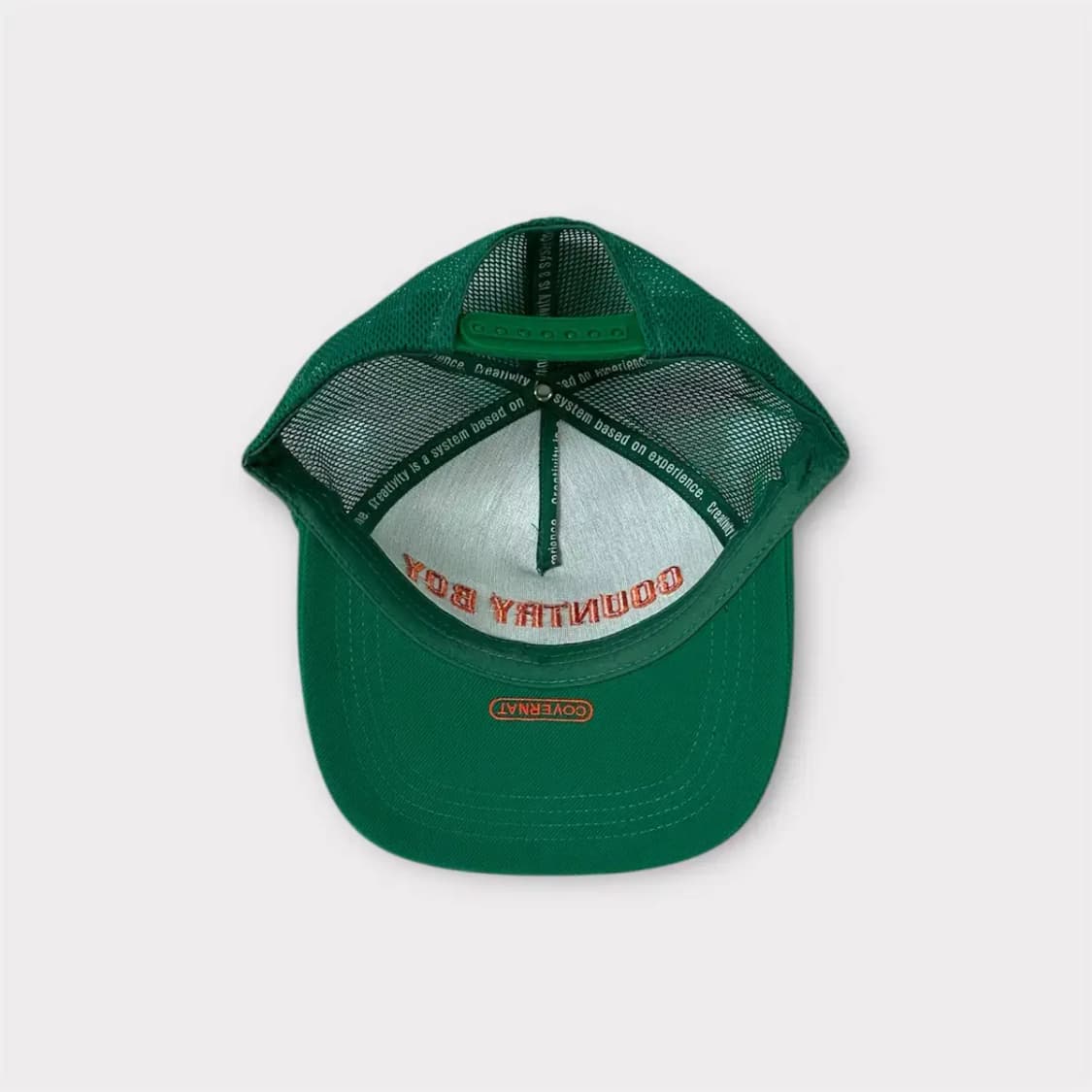 COUNTRY BOY 자수로고 메쉬캡 그린 (1614) 상품이미지7