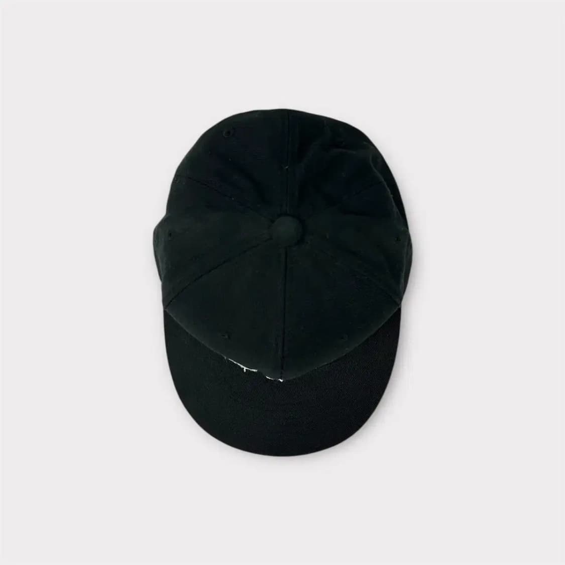 레터링 자수 포인트 스냅백 블랙 (1619) 상품이미지6