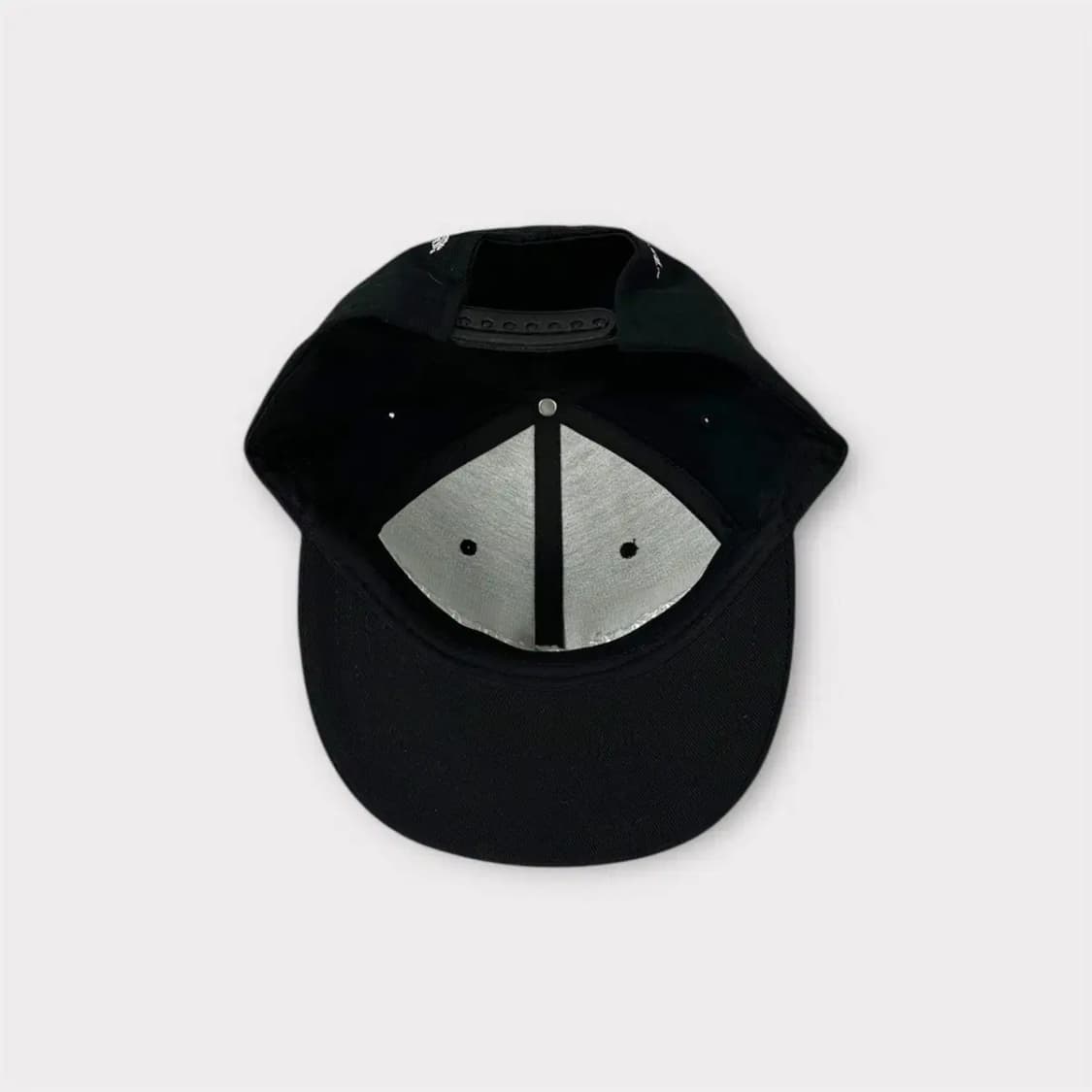 레터링 자수 포인트 스냅백 블랙 (1619) 상품이미지7