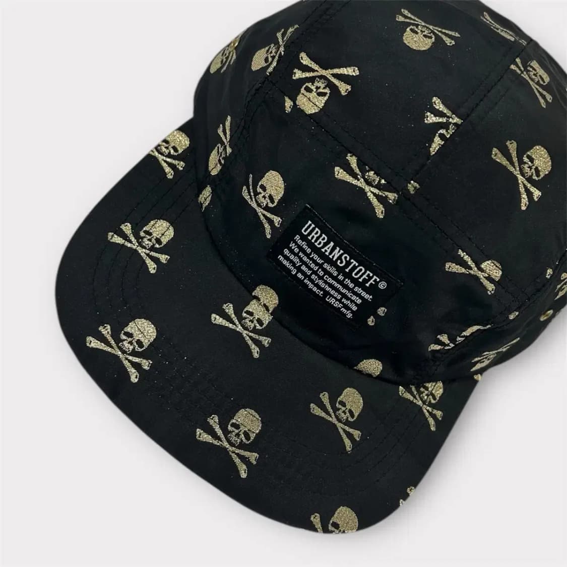 [새상품] 어반스터프 골드 펄 스컬 패턴 캠프캡 (1625) 상품이미지8