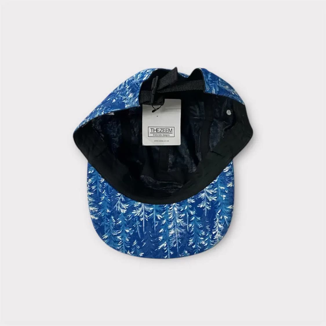 [새상품] 더짐 나무 패턴 블루 캠프캡 (1672) 상품이미지7