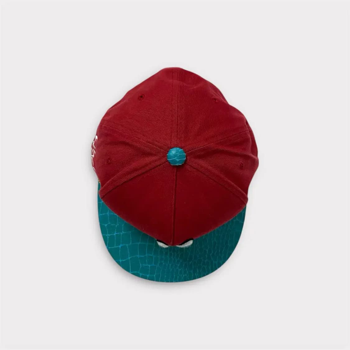 트웰라이브 뽀글이 브이 스냅백 레드 민트 (1675) 상품이미지6