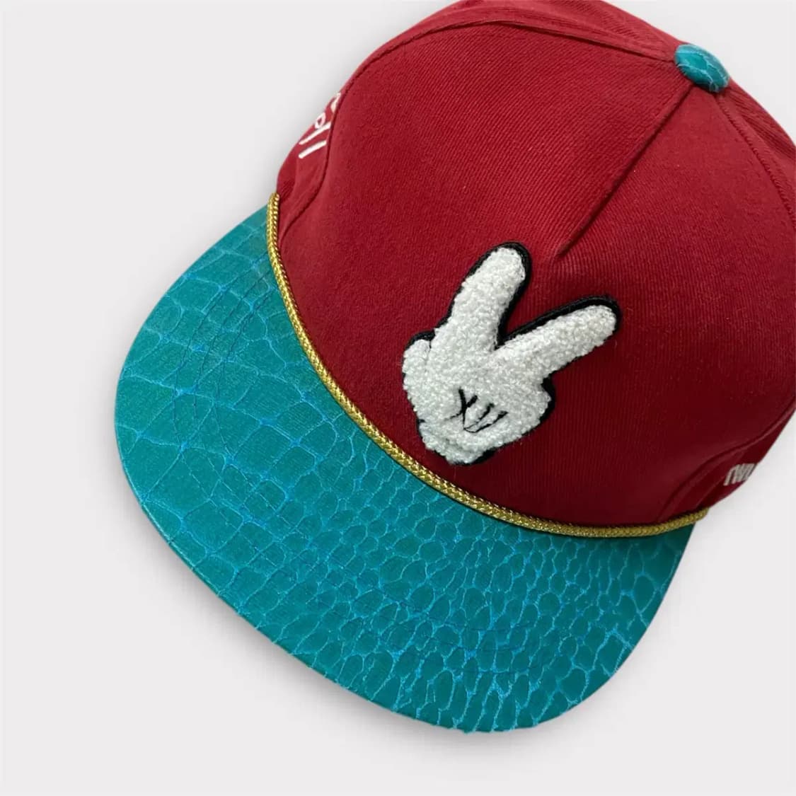 트웰라이브 뽀글이 브이 스냅백 레드 민트 (1675) 상품이미지8