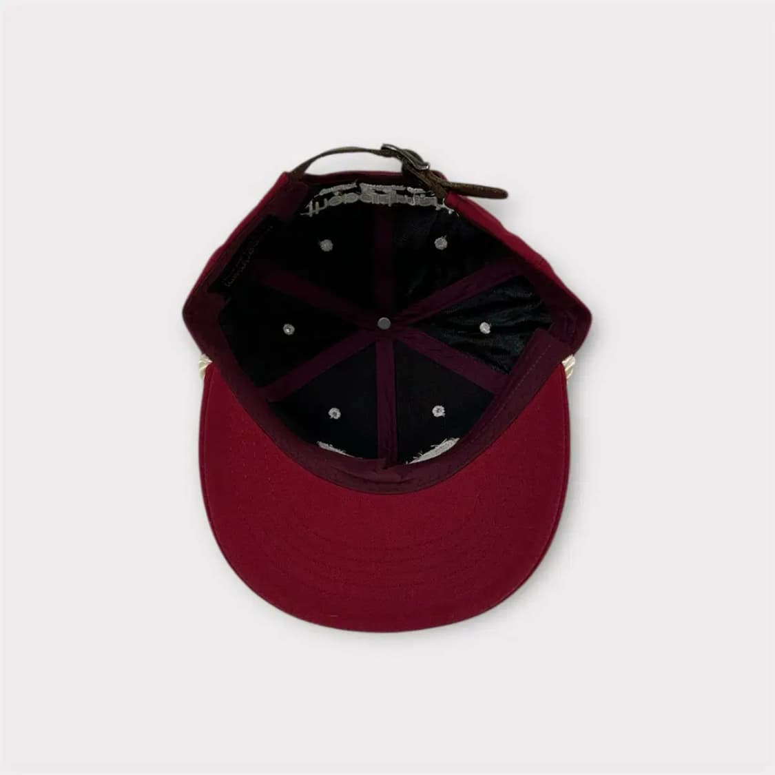 더파트먼트 TM 로프 포인트 스냅백 버건디 (1689) 상품이미지7