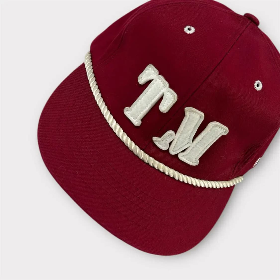 더파트먼트 TM 로프 포인트 스냅백 버건디 (1689) 상품이미지8