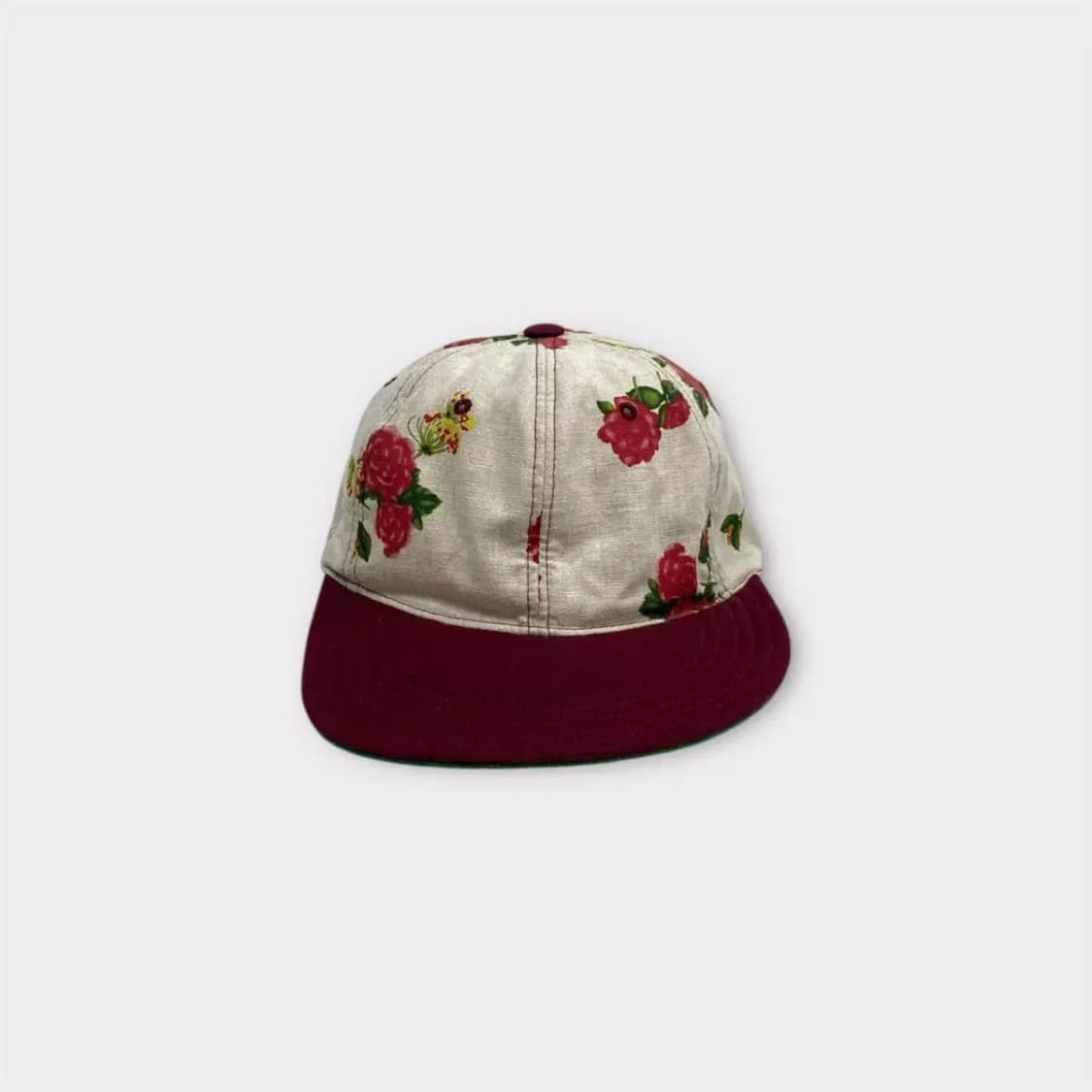 [새상품] 모카 소프트바이저 베이스볼캡 로즈 버건디 (1710) 상품이미지1