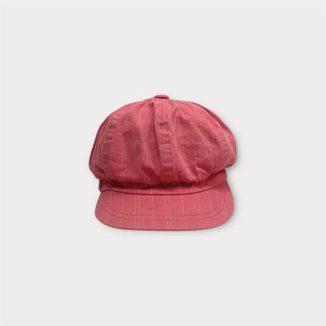 빈티지 스트라이프 뉴스보이캡 코랄 (1712) 상품이미지1