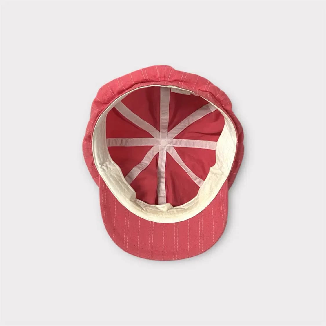 빈티지 스트라이프 뉴스보이캡 코랄 (1712) 상품이미지7