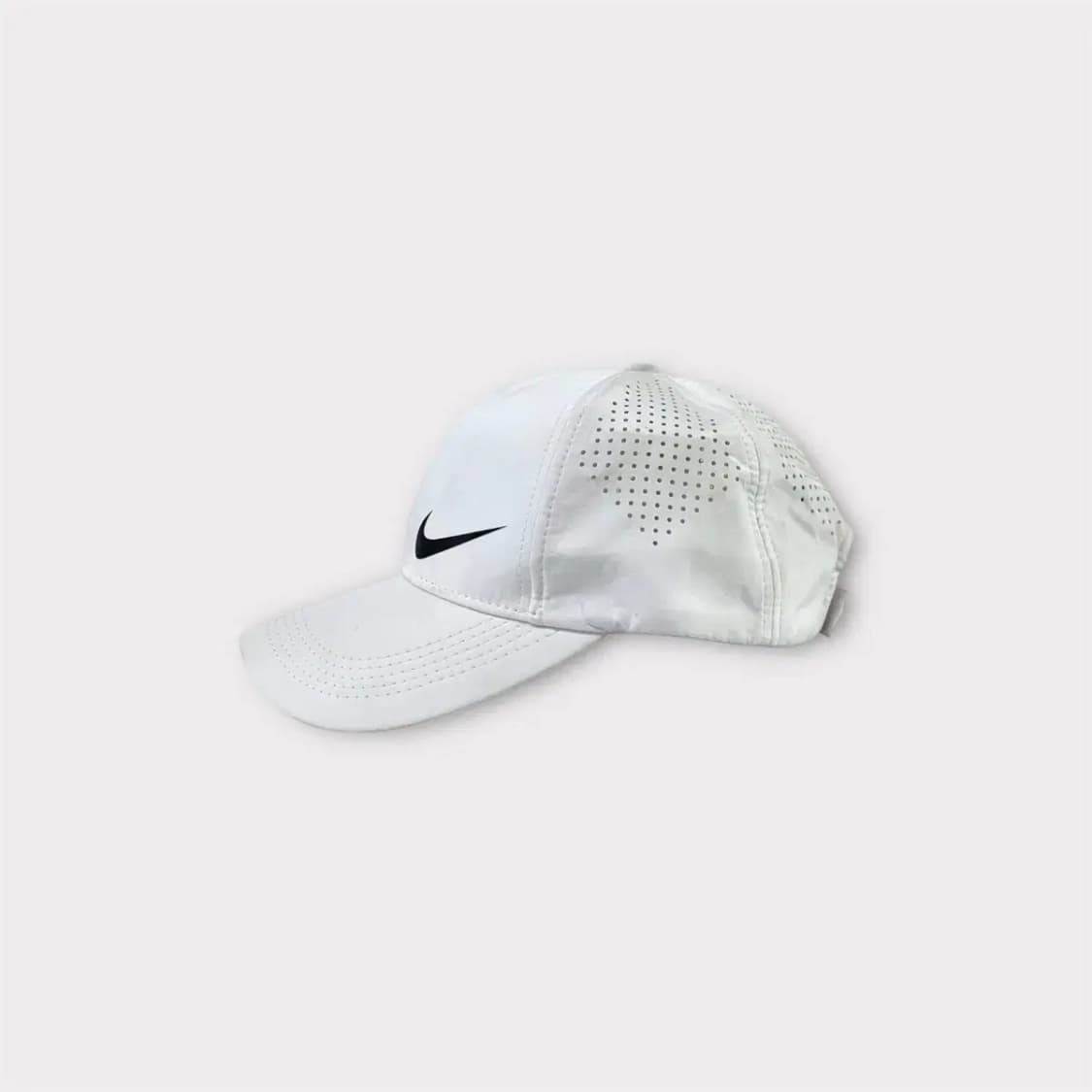 스우시 심플 로고 화이트 볼캡 (1725) 상품이미지3