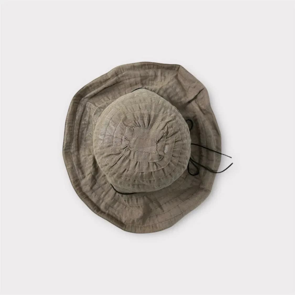 리본 포인트 베이지 와이어 챙모자 (1737) 상품이미지6