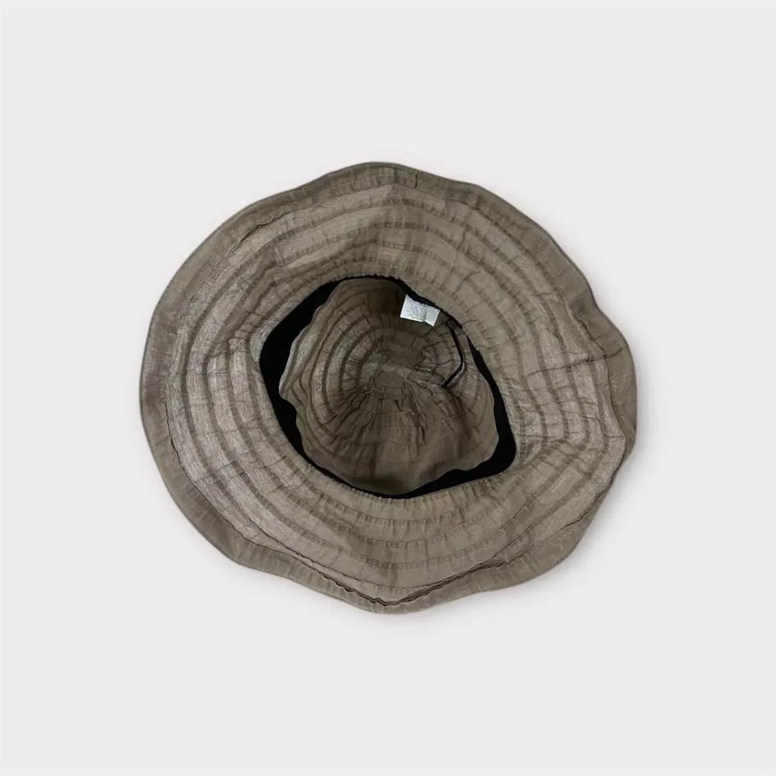 리본 포인트 베이지 와이어 챙모자 (1737) 상품이미지7