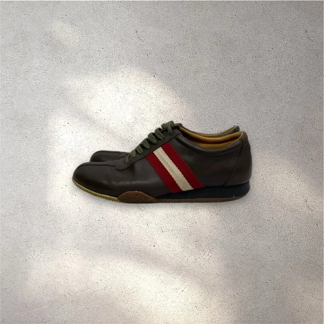 [255] 발리 브라운 가죽 스니커즈 (No.491) 상품이미지3