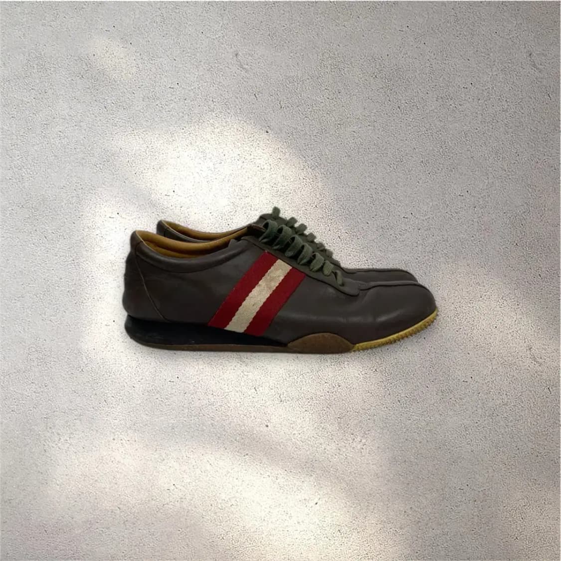 [255] 발리 브라운 가죽 스니커즈 (No.491) 상품이미지5