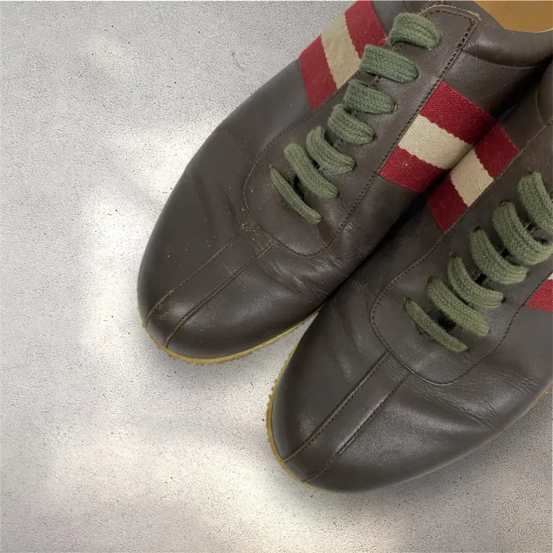 [255] 발리 브라운 가죽 스니커즈 (No.491) 상품이미지9