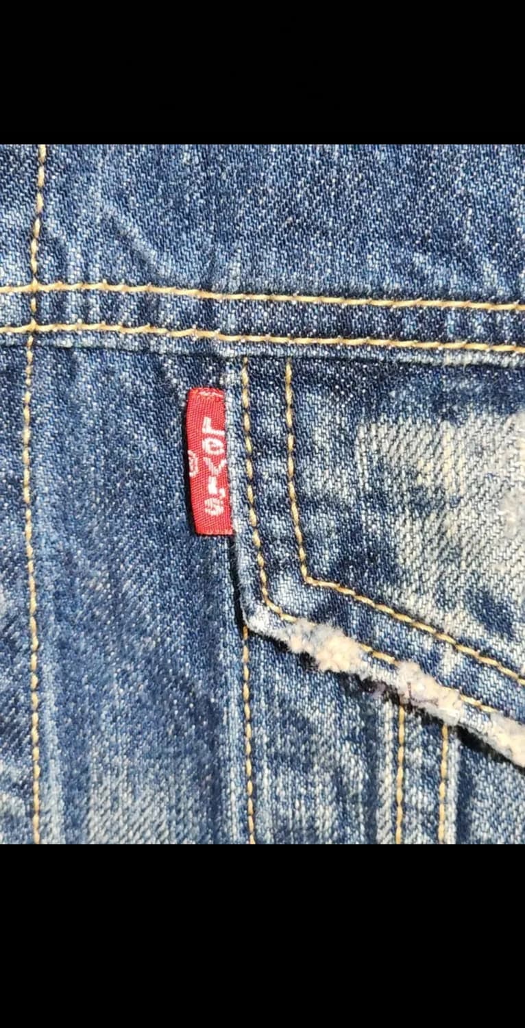 (L) 리바이스 청자켓 레드탭 데님자켓 빈티지  상품이미지4