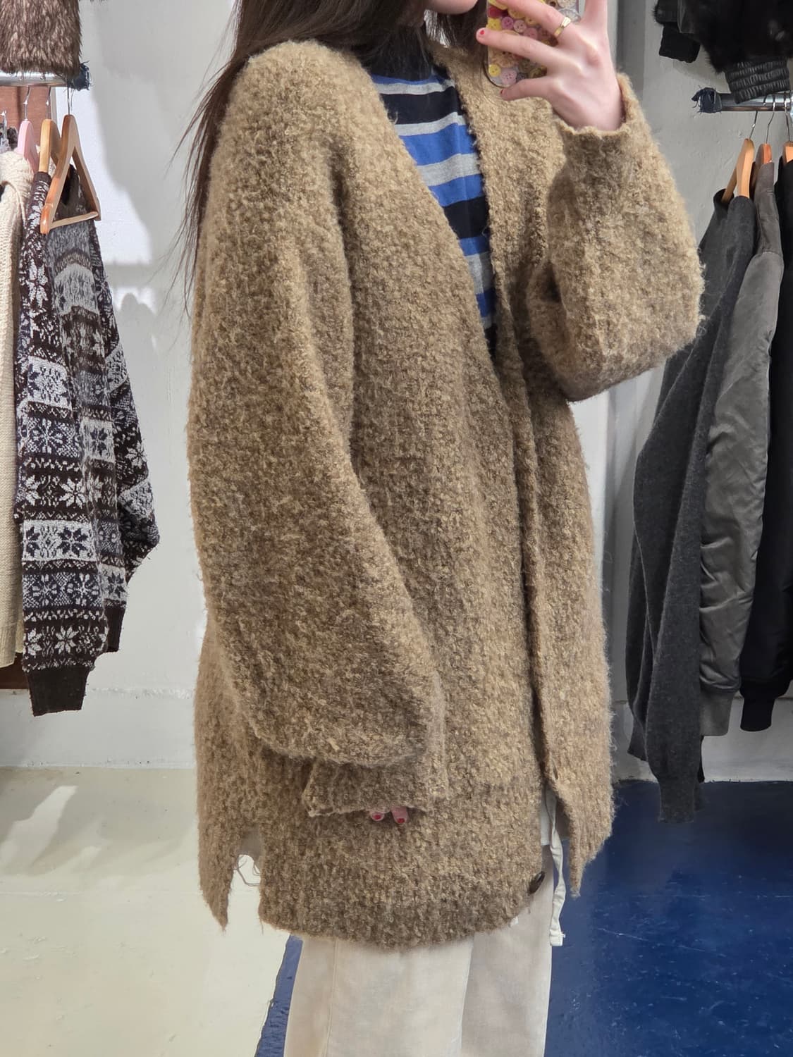 ikka japanese 쉐기독 가디건 상품이미지1