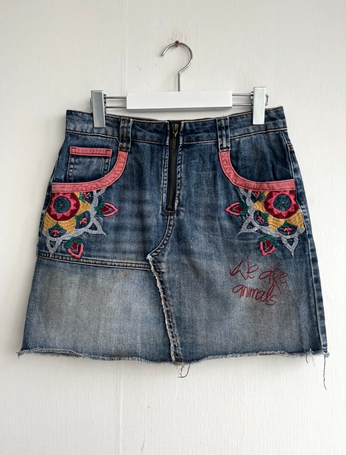 Desigual 데님 자수 스커트 상품이미지1