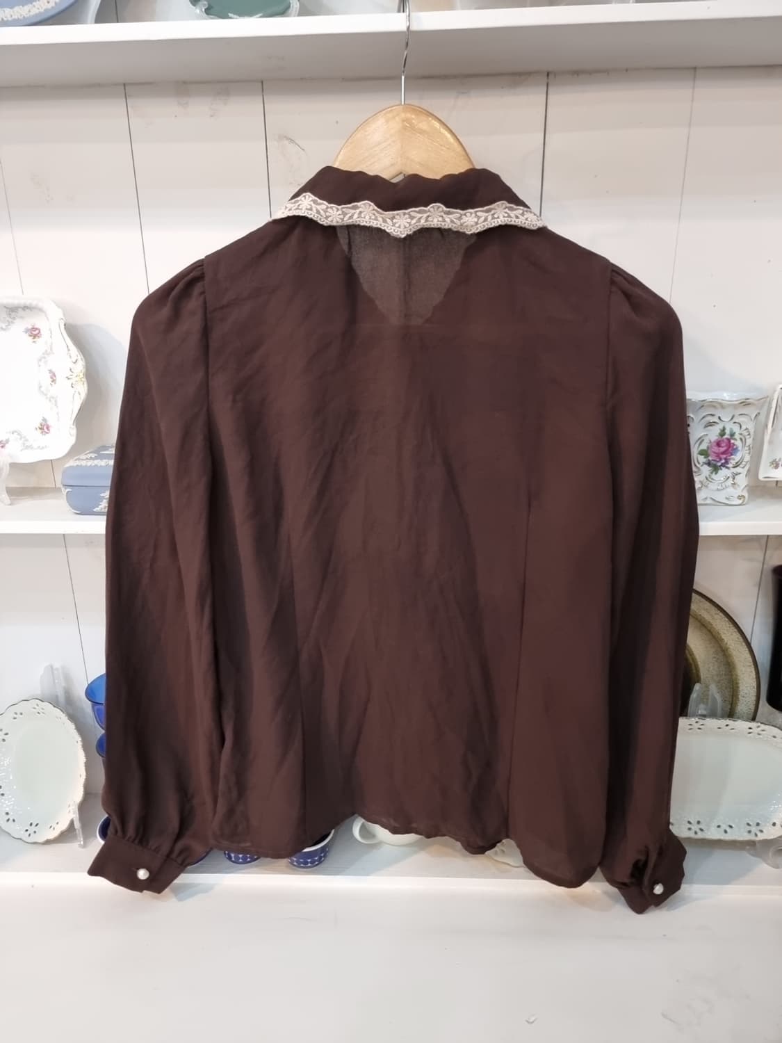 Ank Rouge(앙크루즈) 초콜릿무드 리본 블라우스 상품이미지3