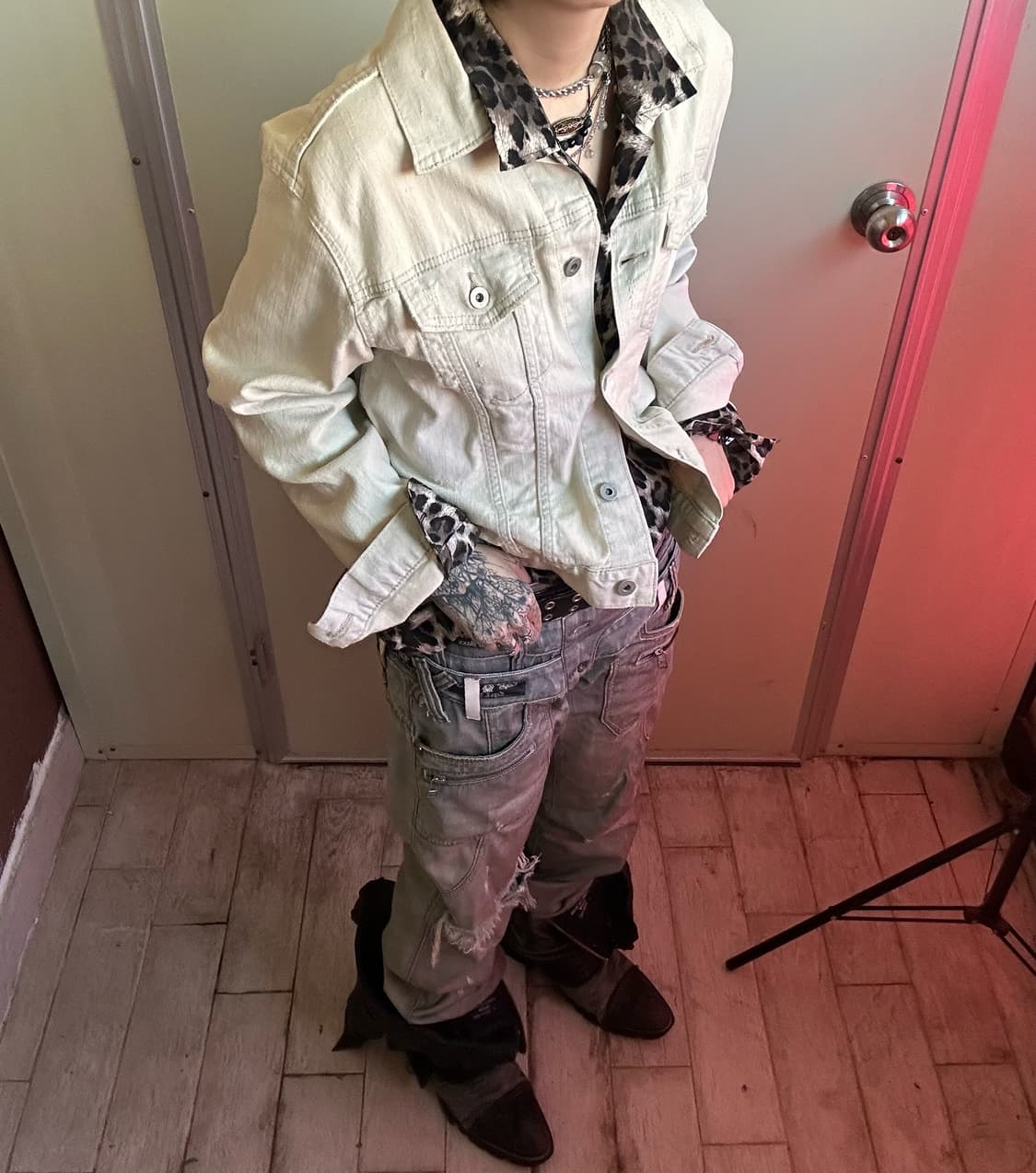 japan uniqlo denim jacket 상품이미지1