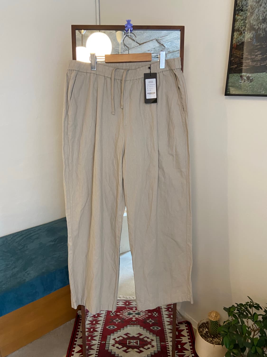 무신사 코튼린넨 와이드팬츠 상품이미지2