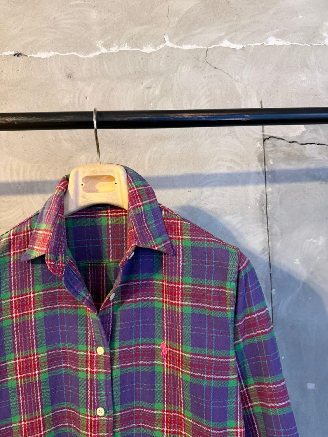 폴로 랄프로렌 블랙라벨 플란넬 셔츠 55 상품이미지7