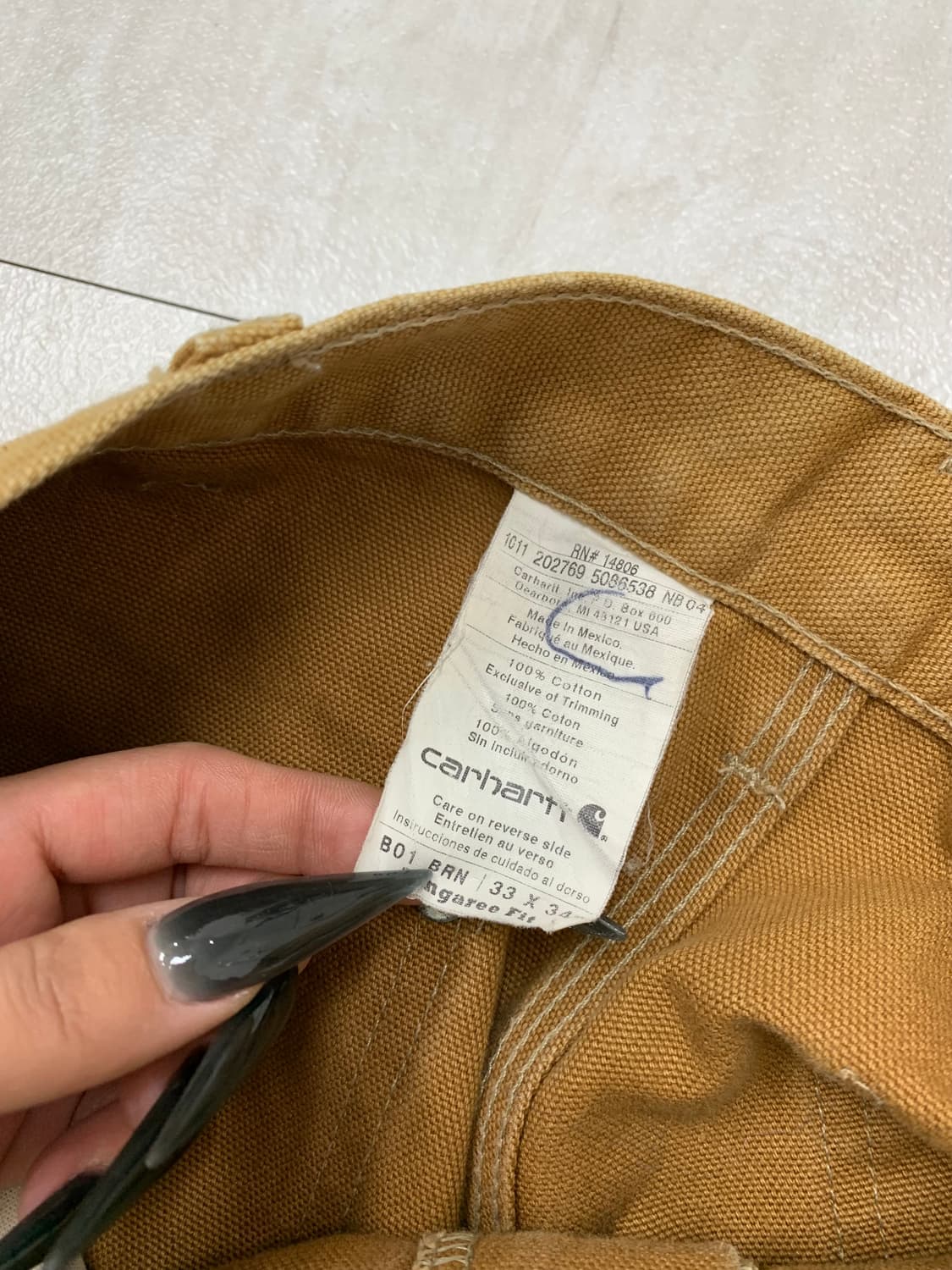 칼하트 더블니 팬츠 #181 상품이미지4