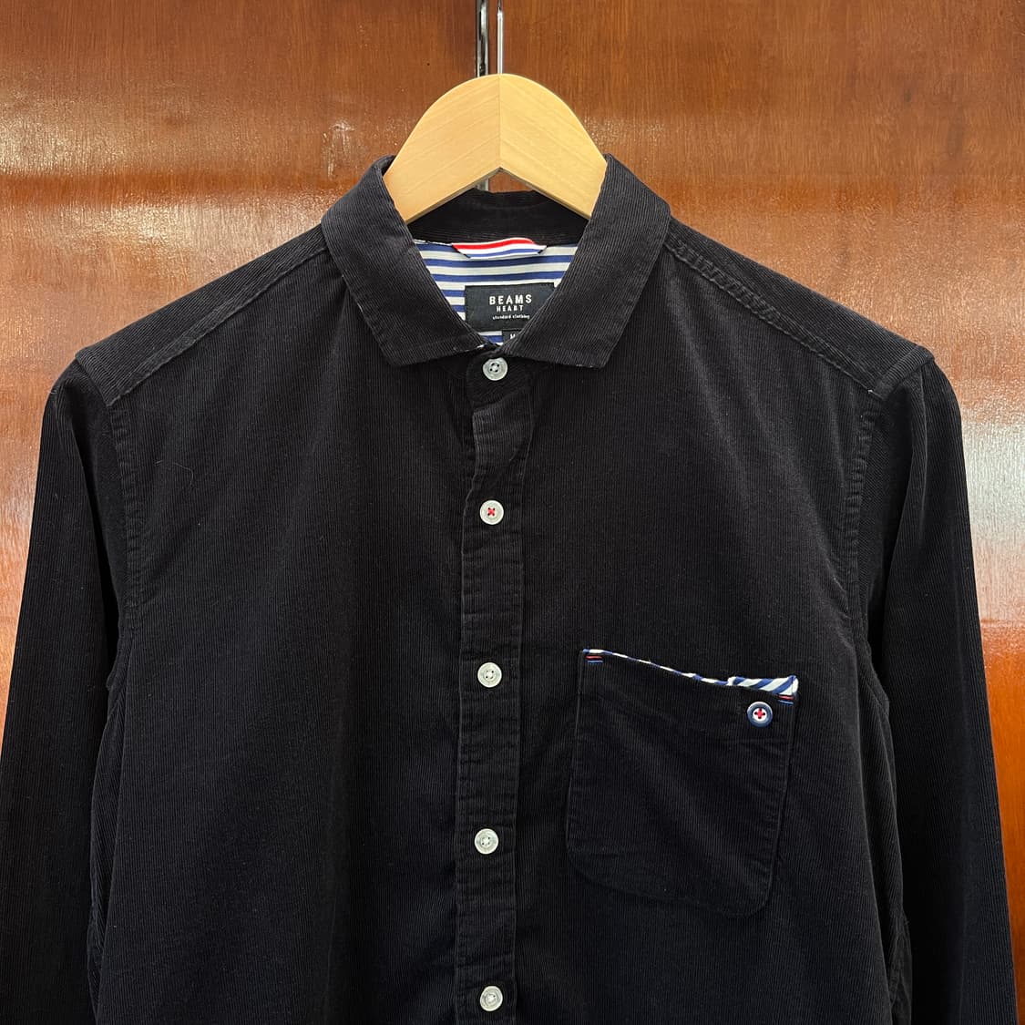 빔즈 하트 코듀로이 셔츠 [ 55-66 ] 상품이미지2