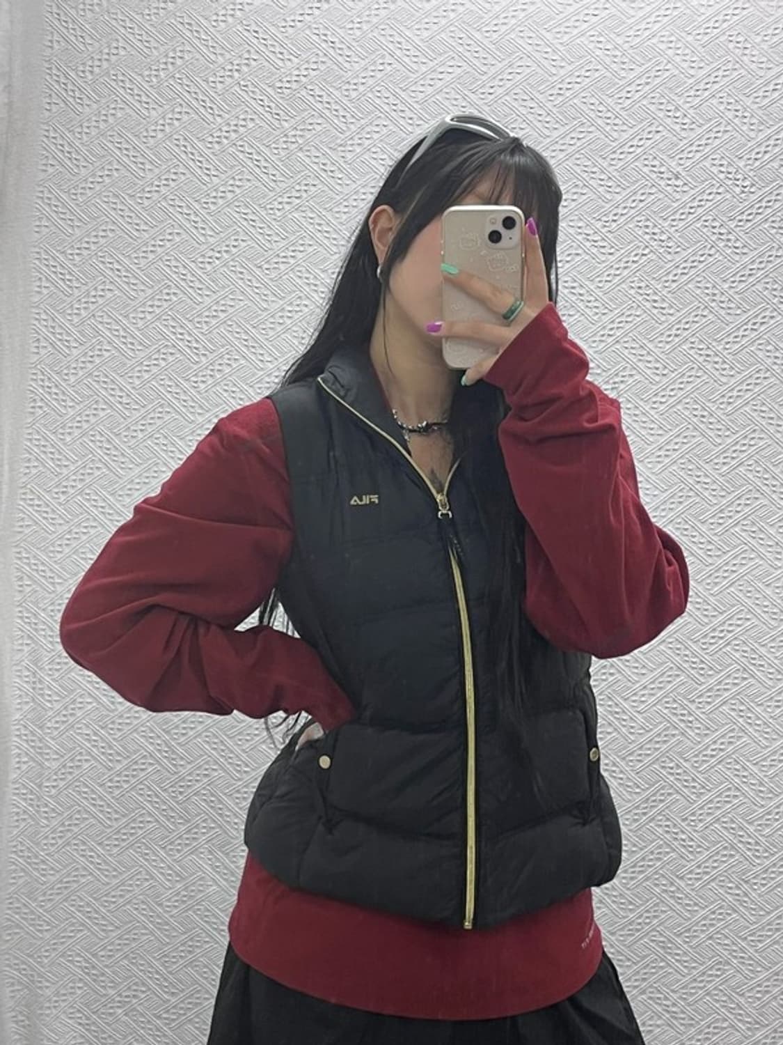 필라 검골 오리털 덕다운 패딩 조끼 95 C06974 상품이미지2