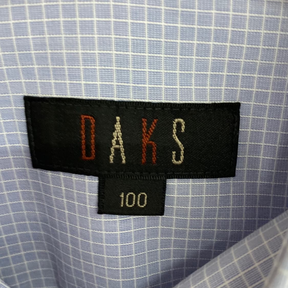 DAKS 닥스 하늘색 흰색 체크 셔츠 L 상품이미지7