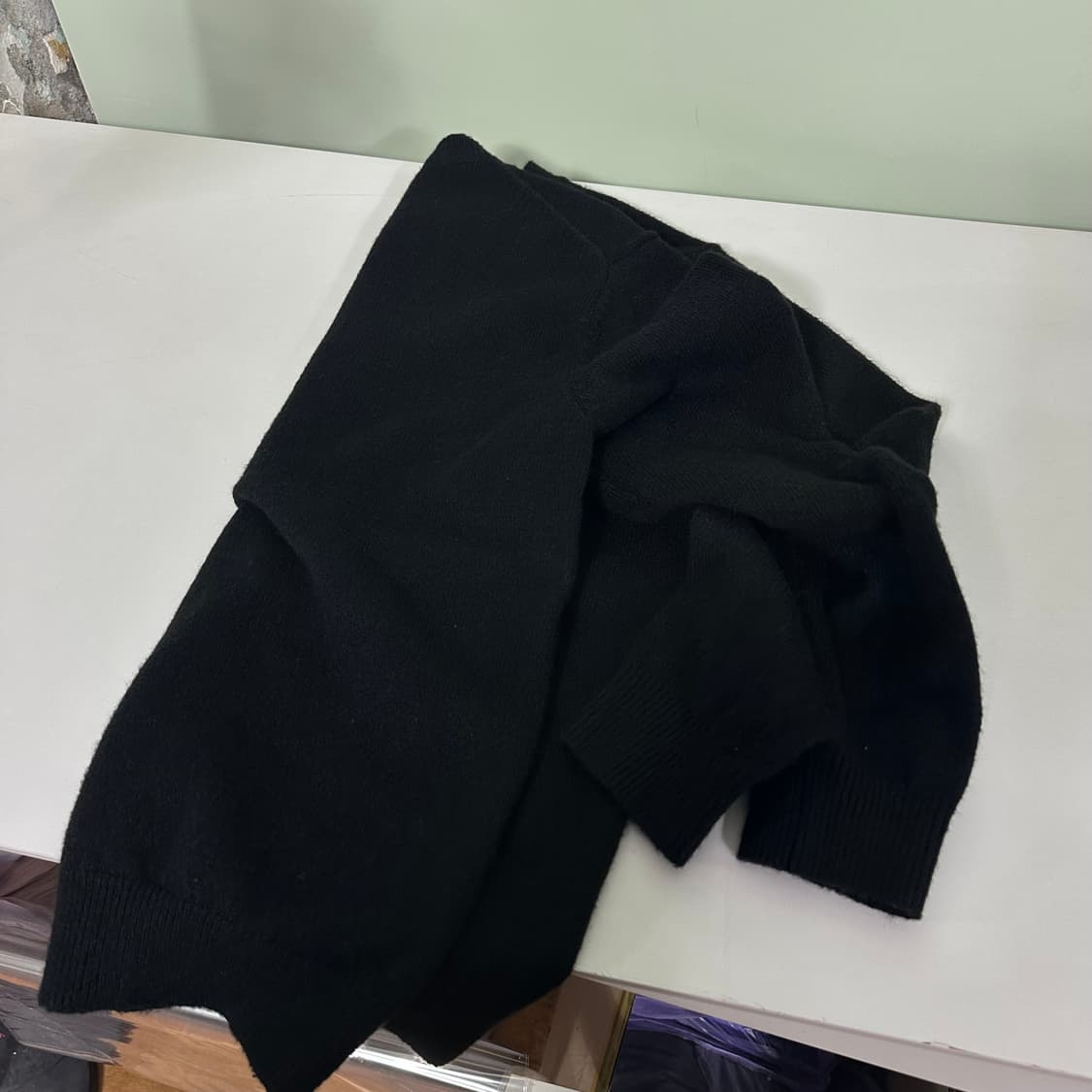 M 수아레 블랙 라운드니트 상품이미지4